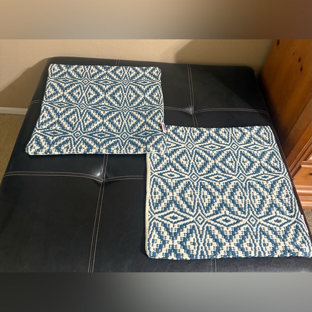 Blue Pillow Cover Set